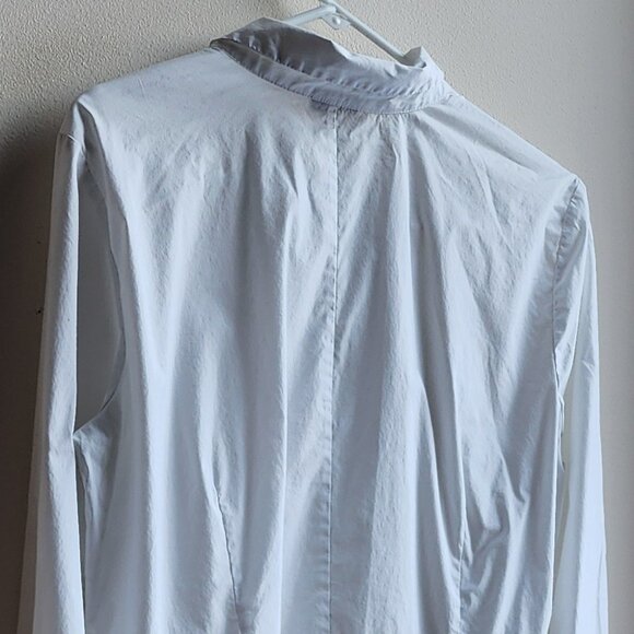 Talbots Crisp White Cotton Blend Button Down Shirt Size 16 - Picture 10 of 15